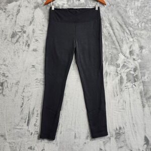 Max & Mia Pants Womens M Black High‎ Rise Ankle Leggings Stretch Cotton Modal
